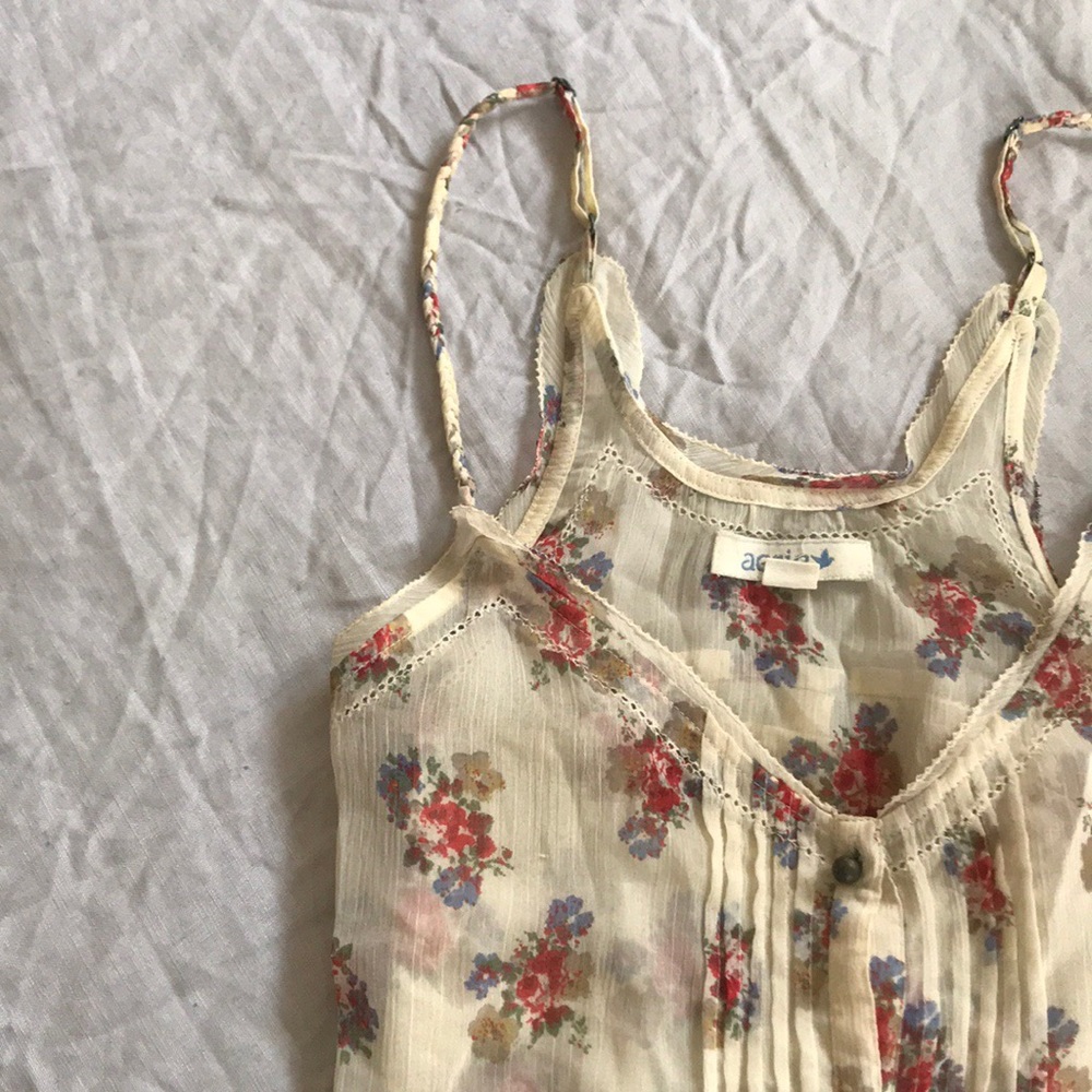 Aerie Floral Tank Top